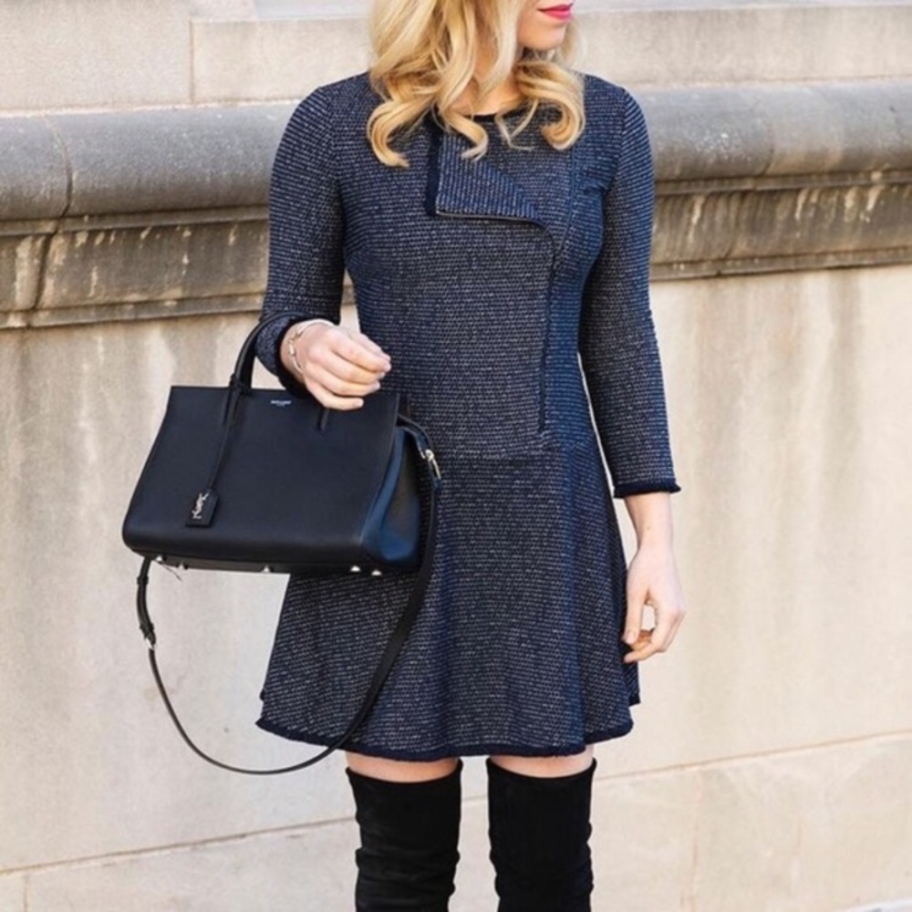 BCBG Linza Jacquard Dress
